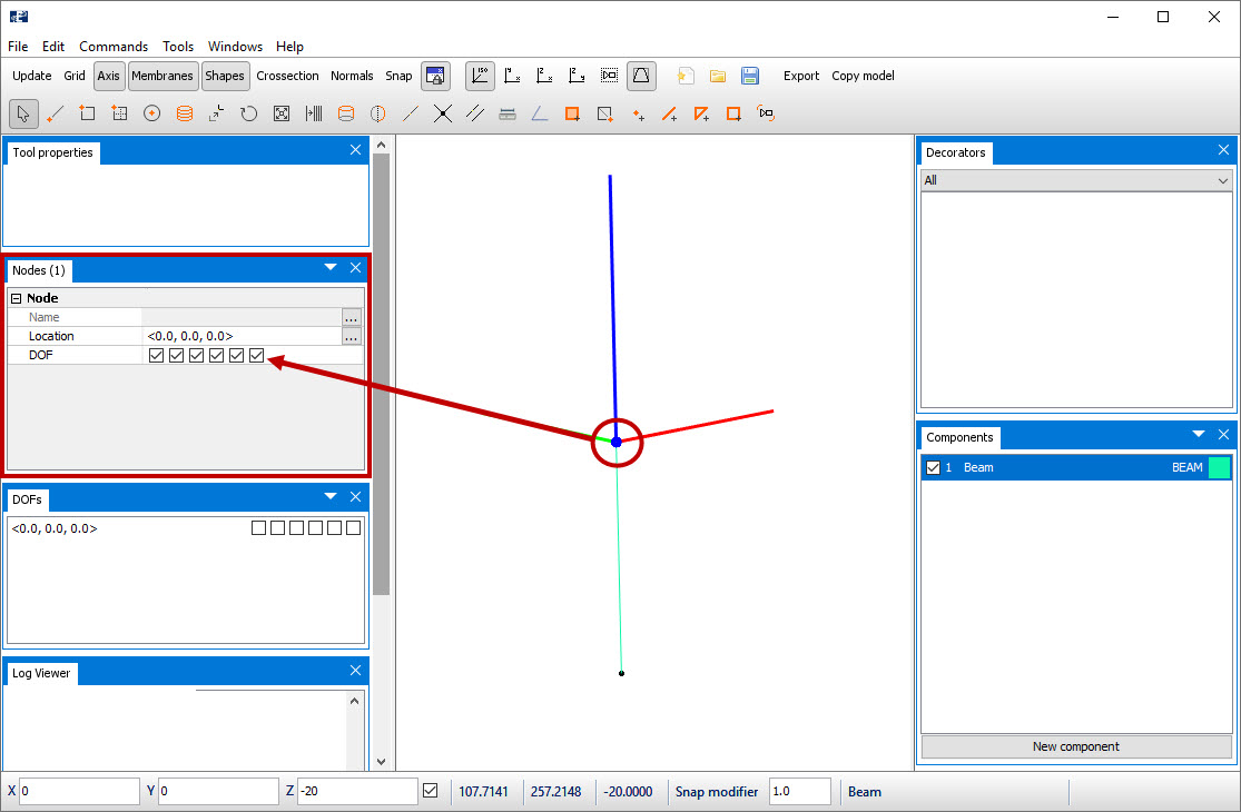 DOF properties