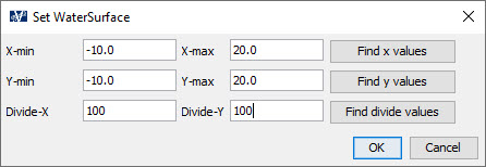 AquaView watersurface settings