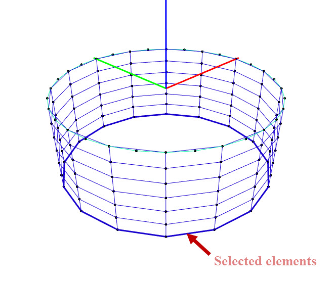 selected elements