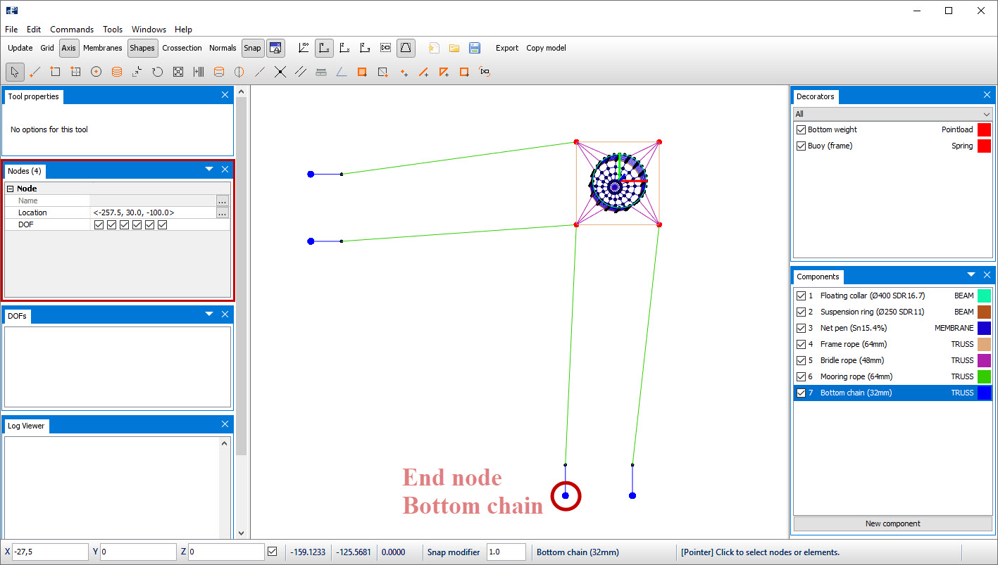 end node bottom chain