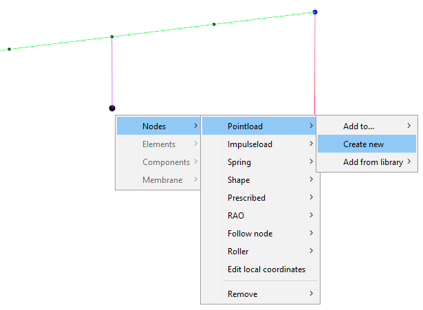 Create new point load