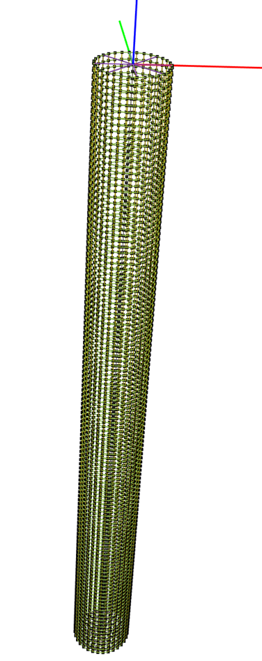 Figure 6 Frame consisting of “Beam” elements to ensure structural stiffness.