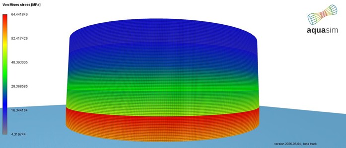 Figure 12 Von Mises stress 