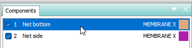 Figure 3 Enter Edit membrane dialogue