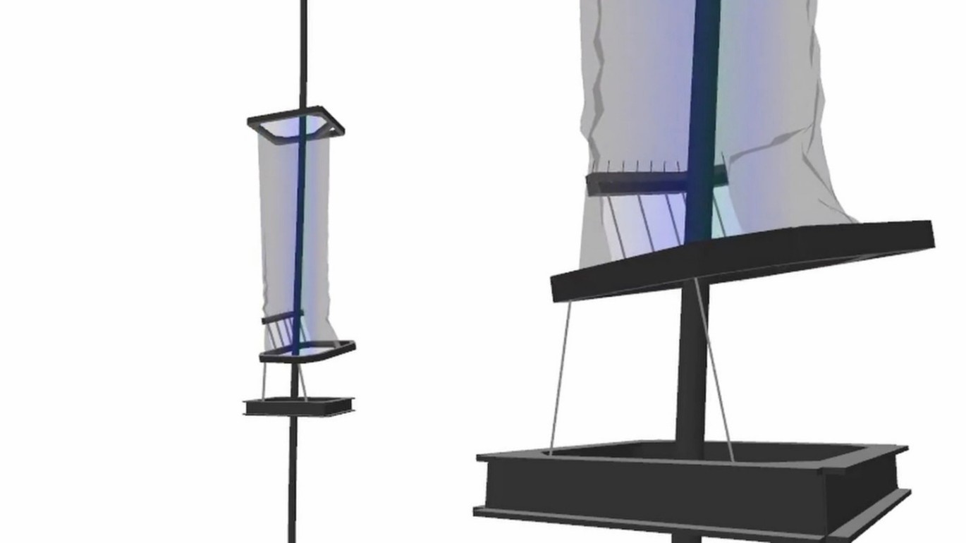 Figure 2 Safety net simulation (Aquastructures, 2026b)