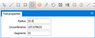 Figure 2 Draw circle