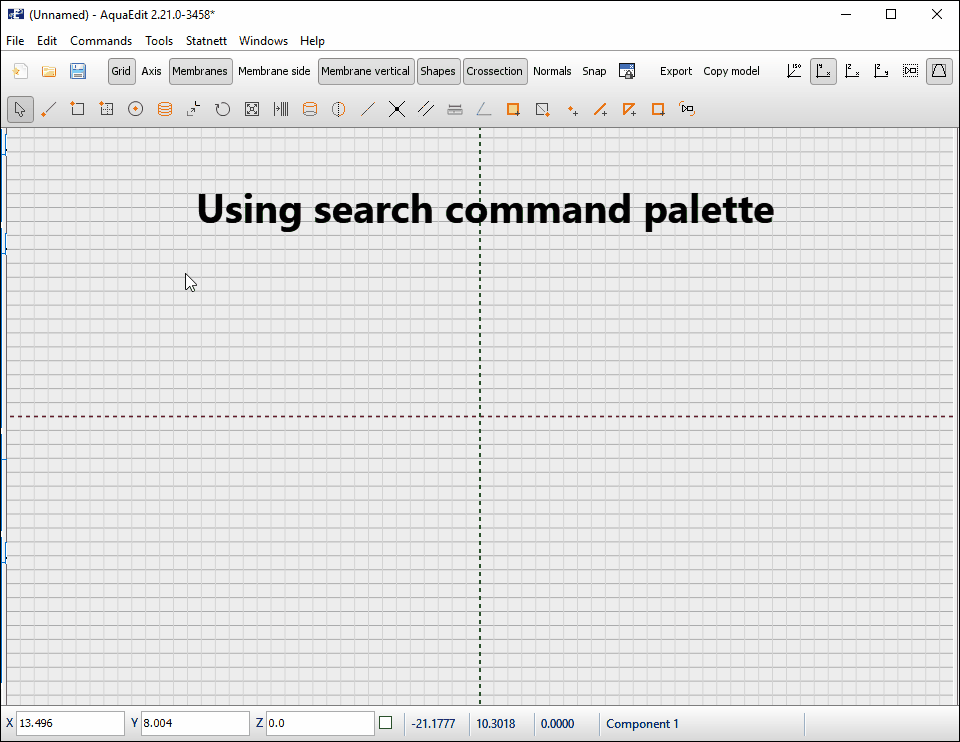 Using command search